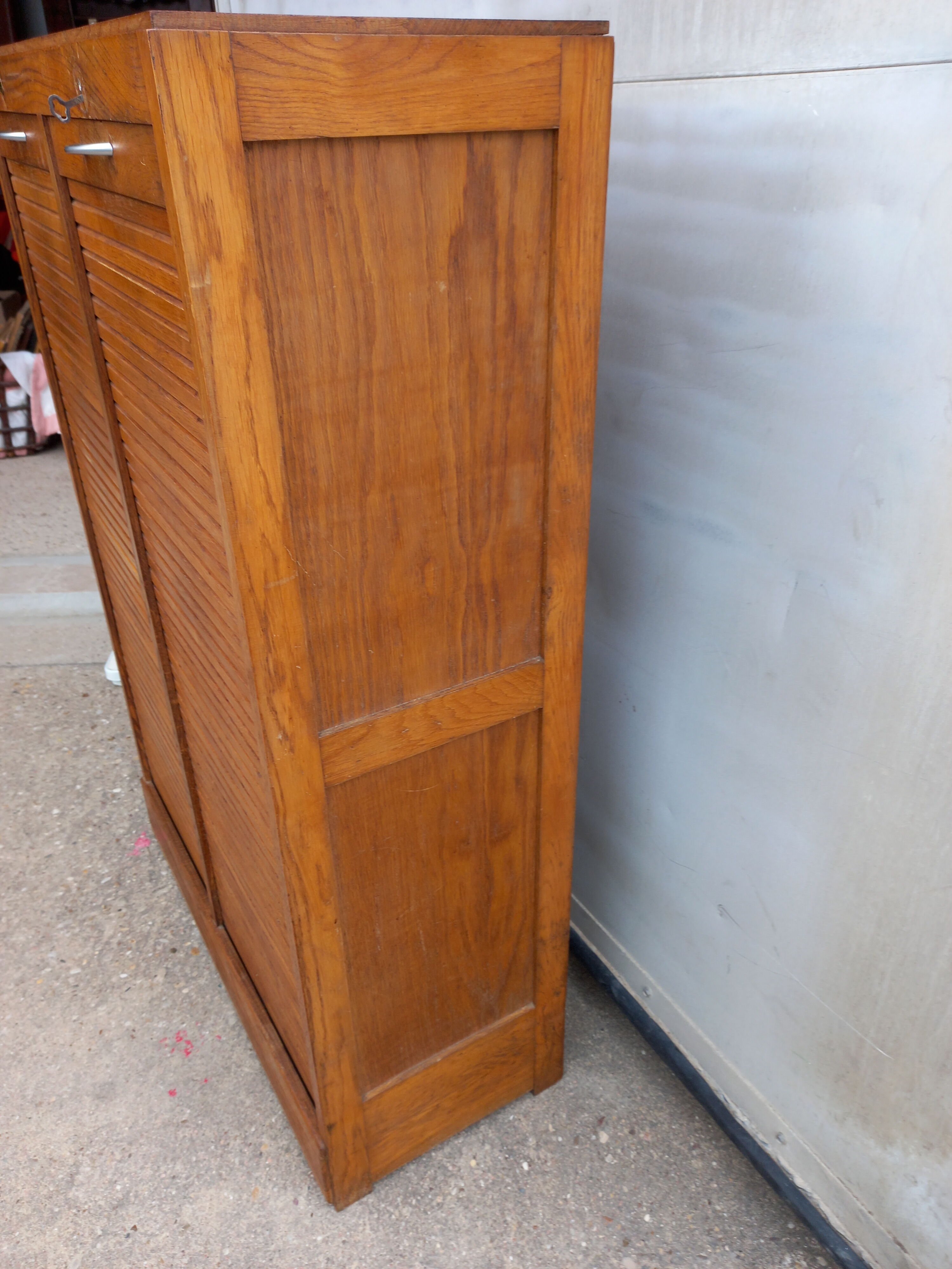 Cabinet binder double curtain 50s