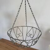 Vintage hanging plant basket