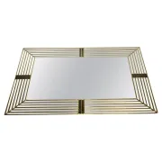 Handmade Gold Art Deco Style Wall Mirror by Lawson Glassworks