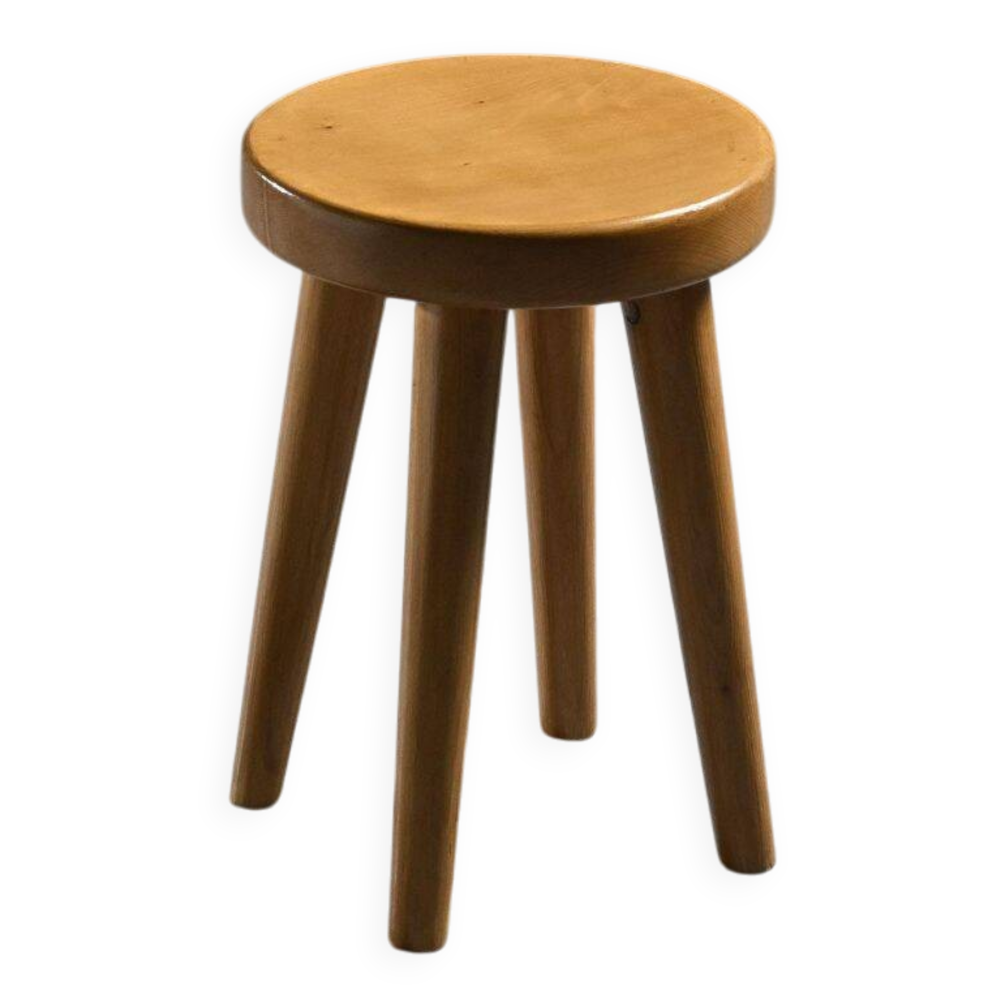 Pine stool by René Martin, 1960s design