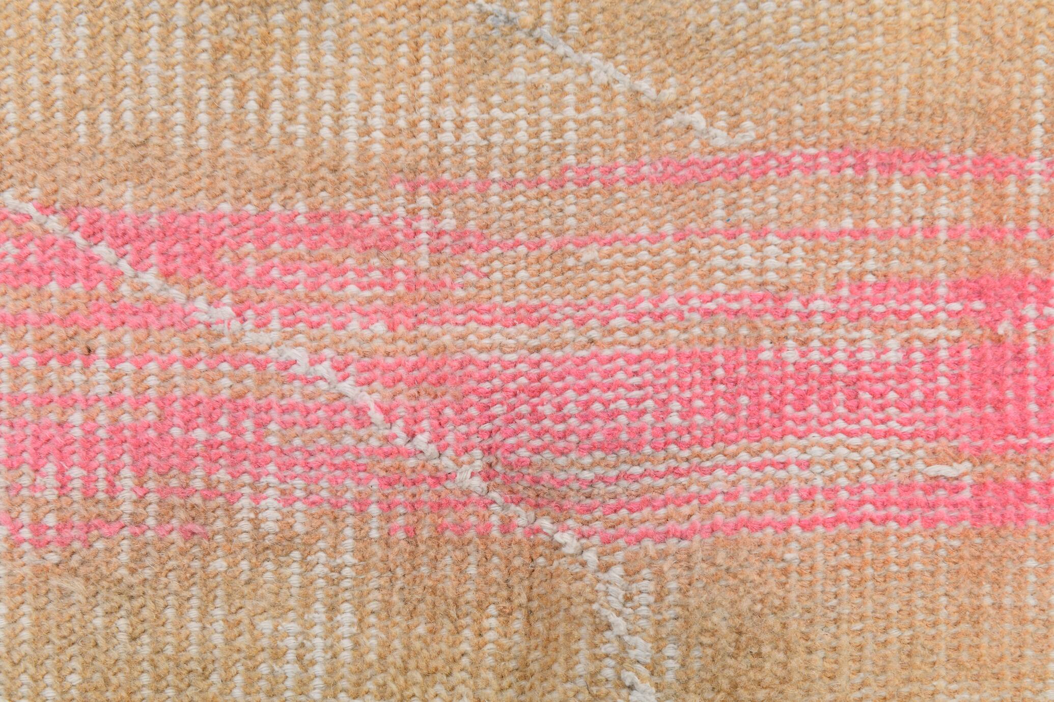 5x9 Soft Orange & Pink Turkish Rug, 159x270 Cm