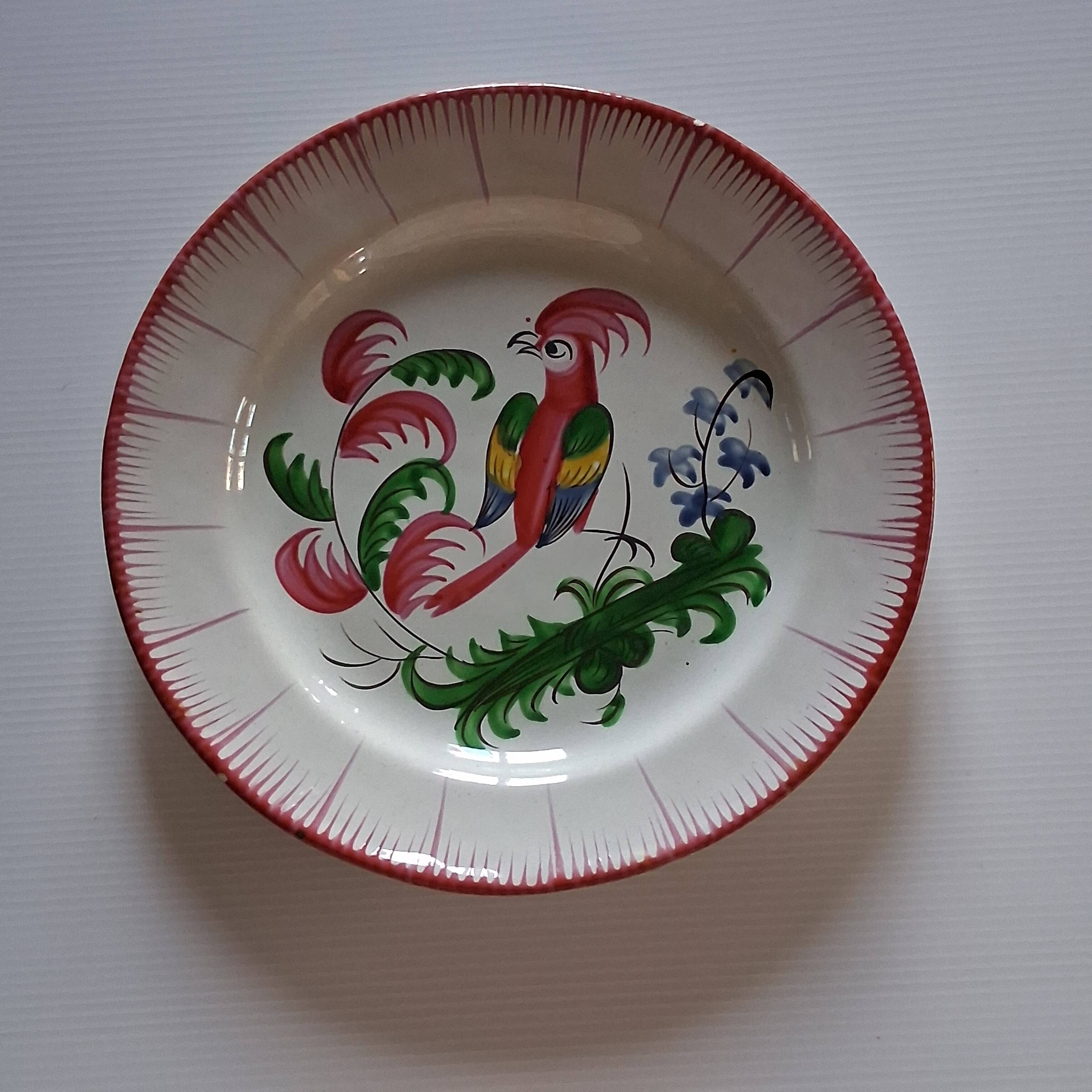 Old earthenware plate from the East / Islettes / St Clément Unmarked in b