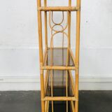 Rattan bookcase