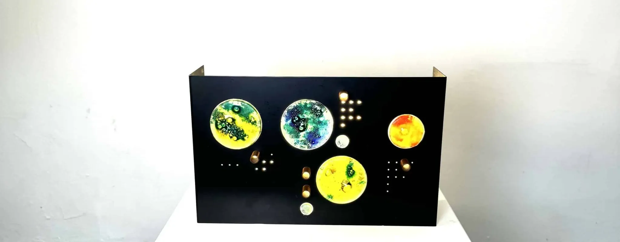 C-1701 Collage Wall Lamp By Willem Van Oyen For Raak Amsterdam, The Netherlands 1960S