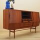 Teak highboard, Danish design, 1960s, made in Denmark