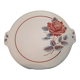 Large cake dish decoration flowers model lucette Sarreguemines