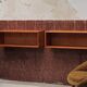 Two Mid Century floating cabinets