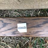 Large rectangular wooden coffee table by Carl Straub 60s