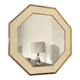 Octagonal mirror by Jean Claude Mahey, France 1970s