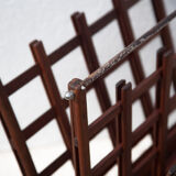 Vintage wood magazine holders