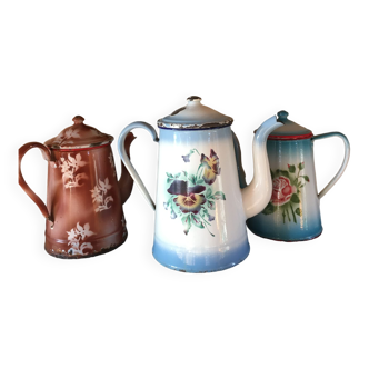 Enamelled coffee makers