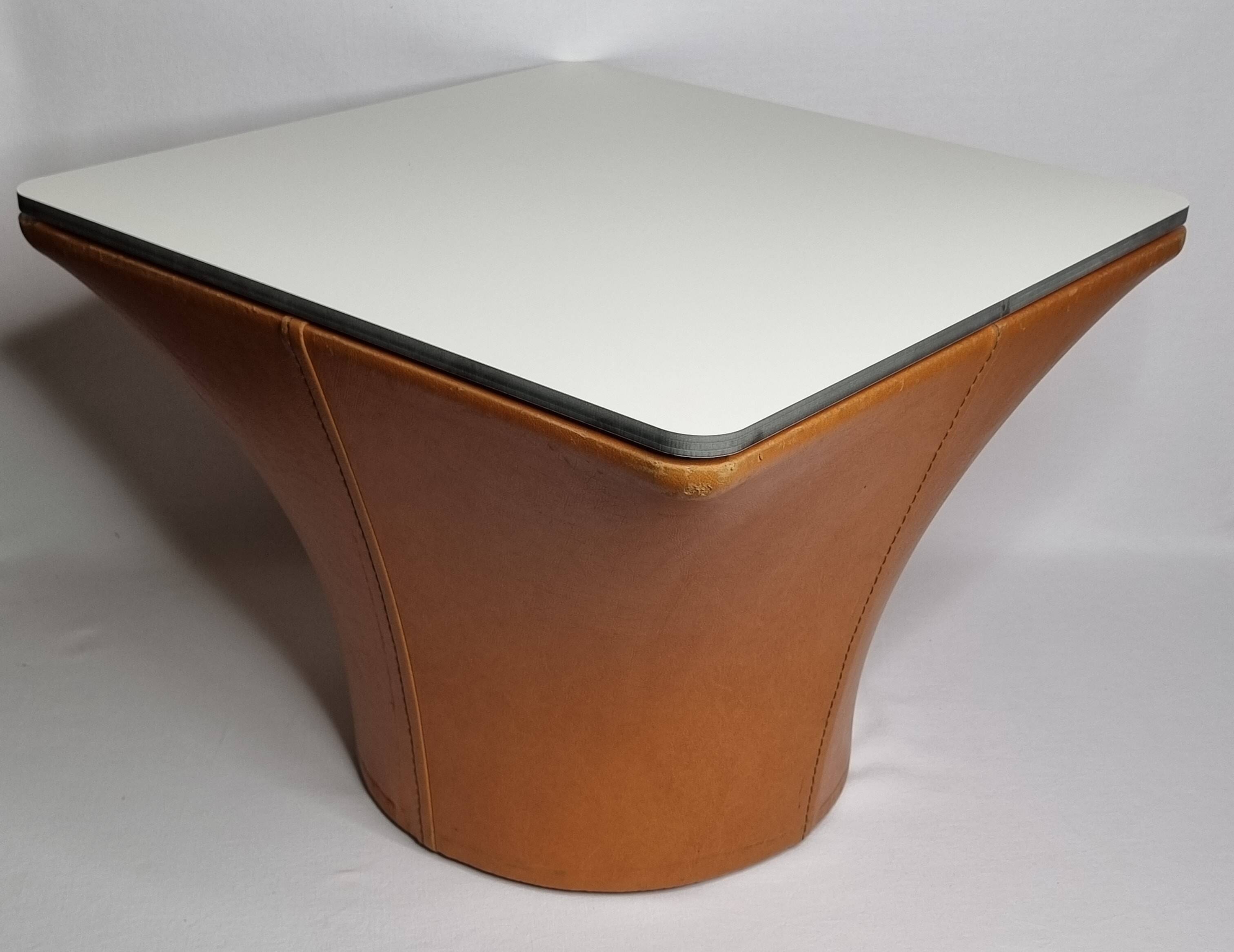 Space Age Mushroom Coffee Table, Vintage 60s Design, 48cm