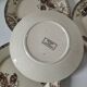Set of 4 Sarreguemines plates, Royat model, 19th century, early 20th century