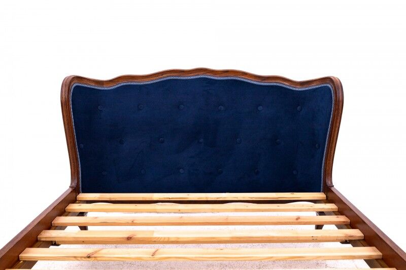 Antique bed, France, circa 1900. After renovation.