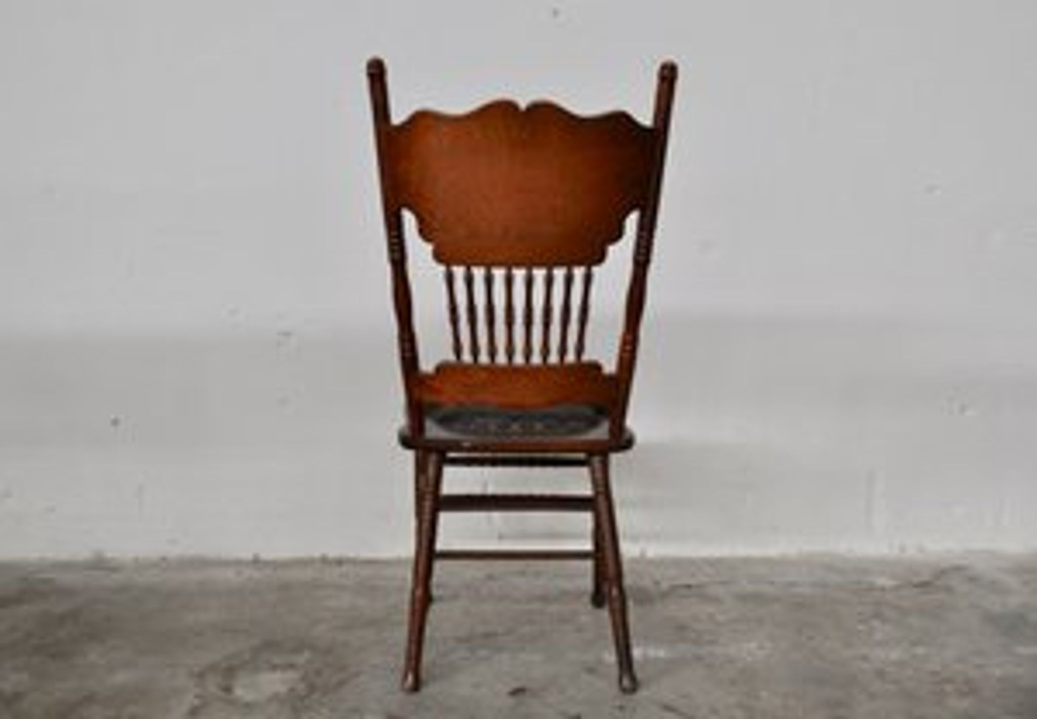 Vintage ash dining chairs, 1920