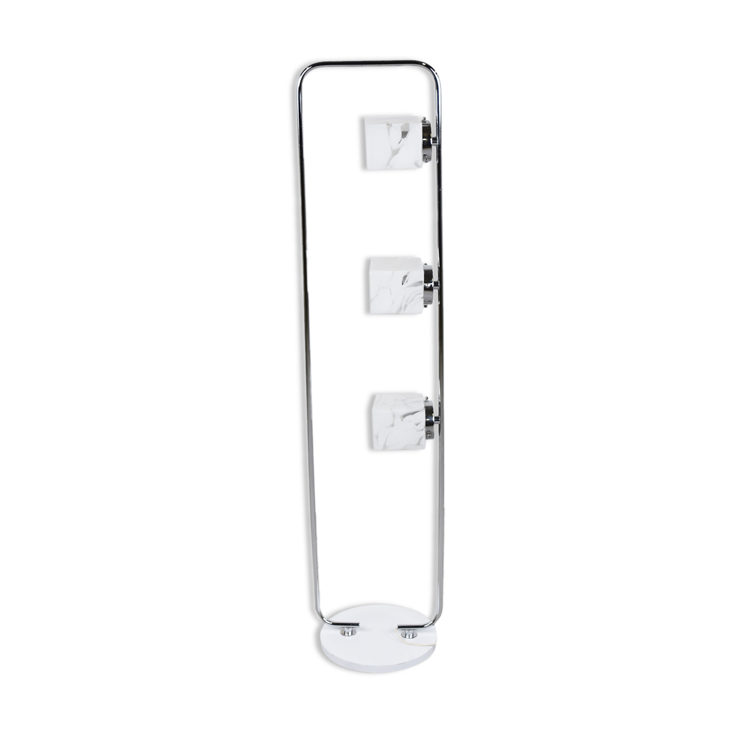 Vintage cubic murano glass floor lamp, 1970s