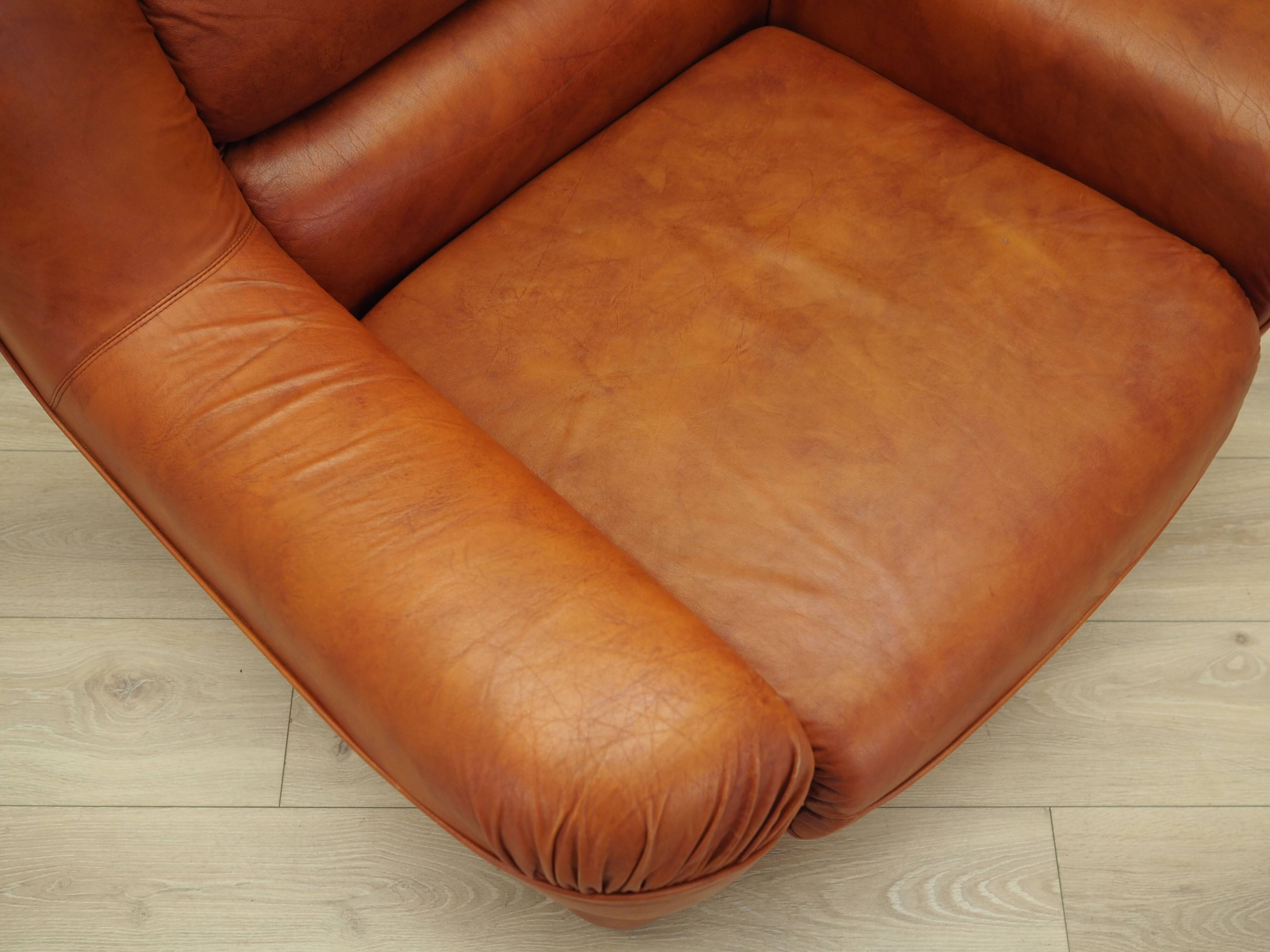 Orange armchair, Italian design, 1970s, manufacturer: Mimo Padova