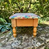 Vintage storage box footrest