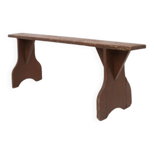 banc rustique en bois
