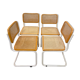 Set of 4 Cesca B32 chairs by Breuer