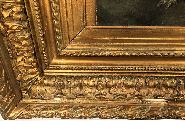 Oil on canvas early twentieth century