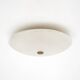 Stilnovo Textured Glass Flush Mount Ceiling Lamp, Italy 1950s