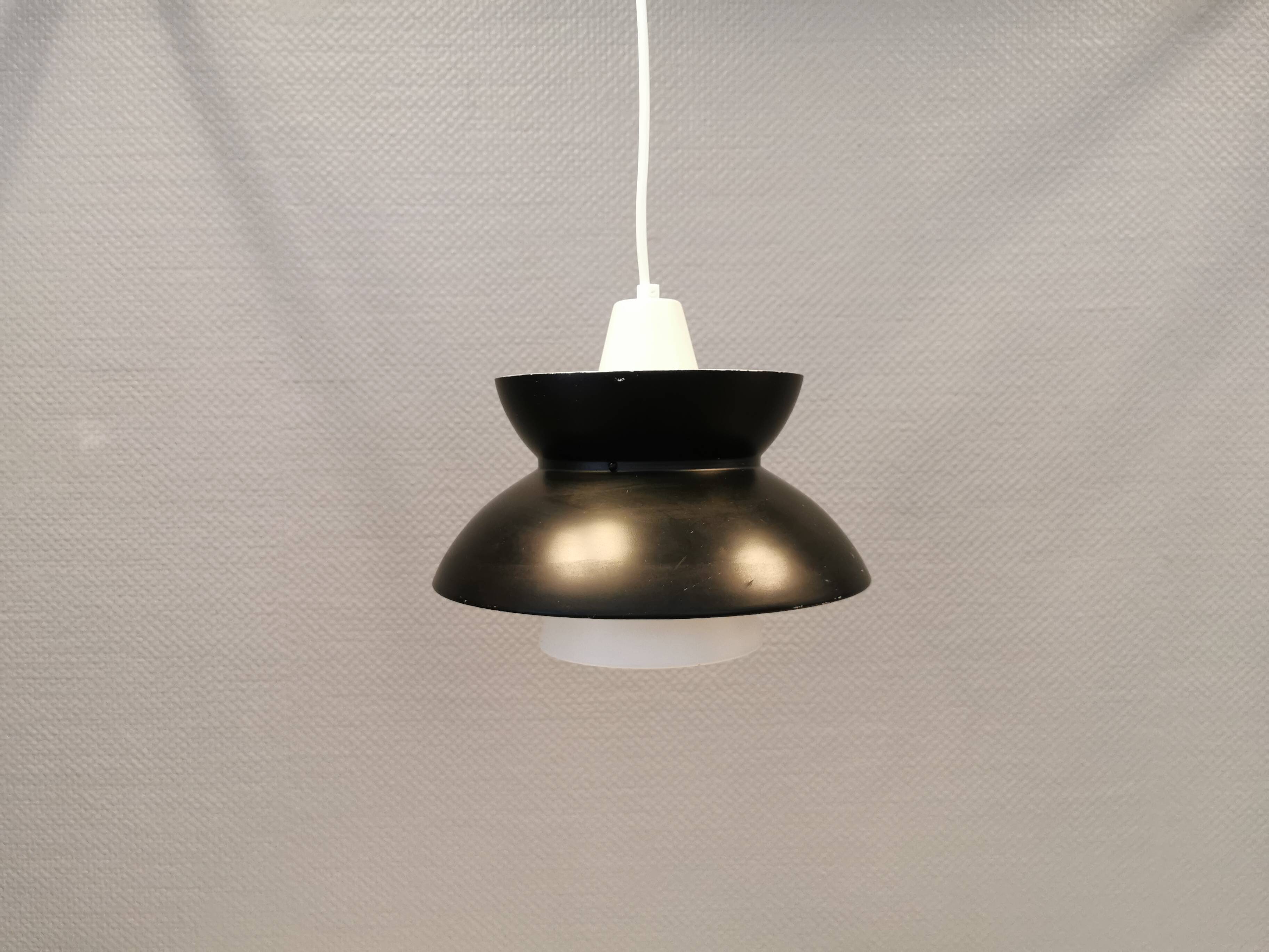 Navy hanging lamp, by Utzon for louis poulsen denmark 1960s
