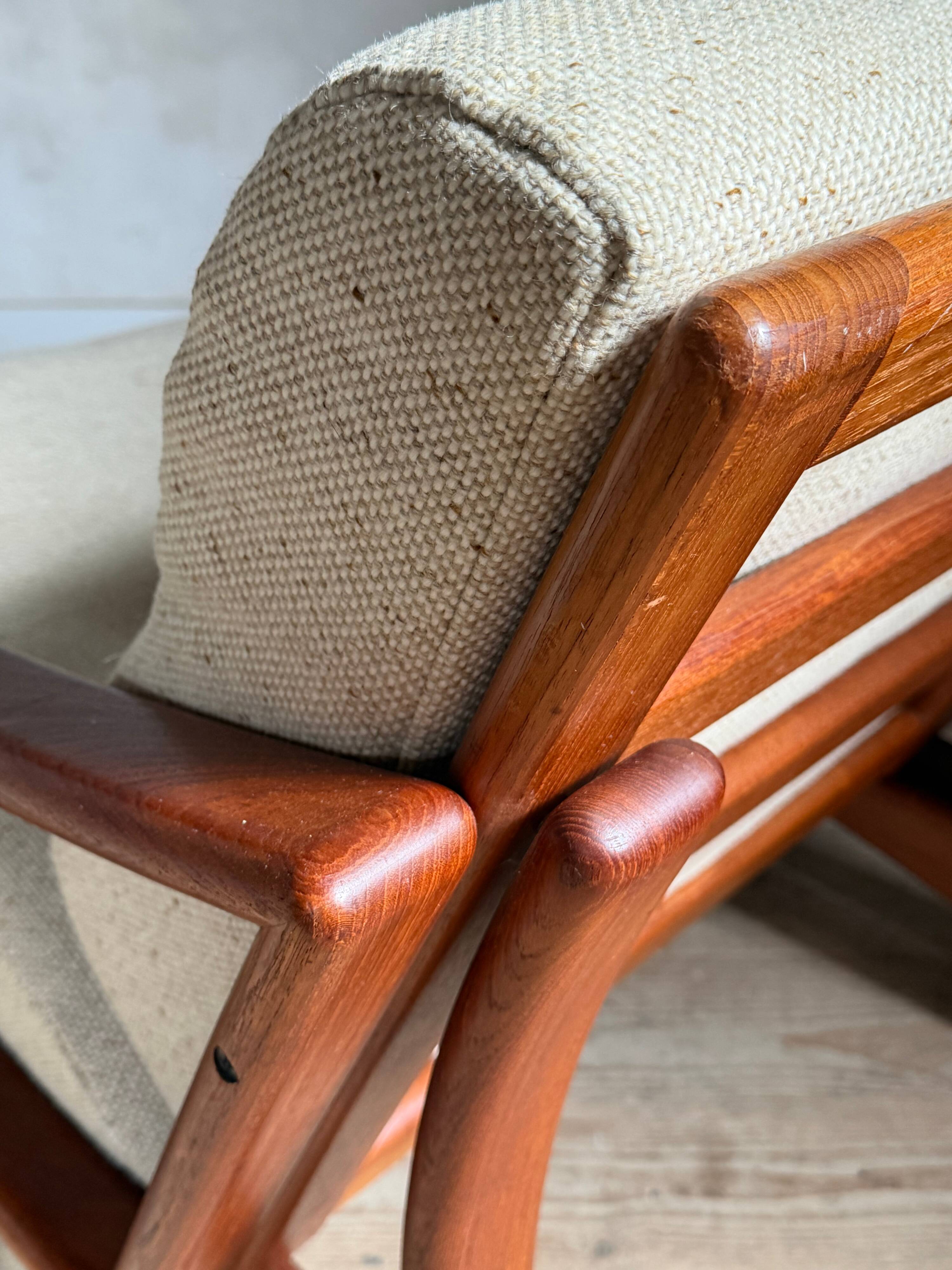 Canapé Banquette 2 places scandinave teck Kirsten & Sven E. Jensen