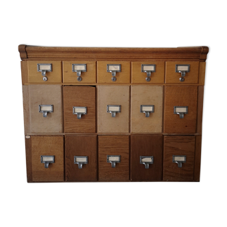 Wooden furniture multi drawer vintage