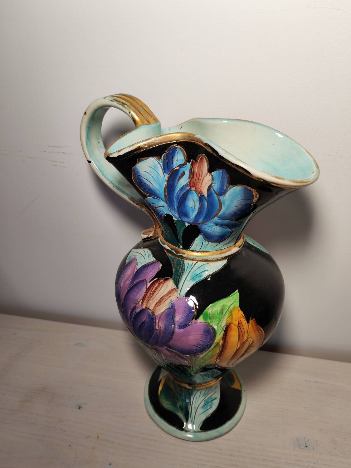 Ceramic carafe Vallauris 1960