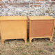 2 old bedsides table in blond wood