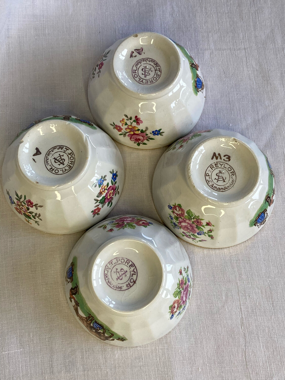 Vintage bowls l'amandinoise