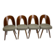 4 Antonin Suman chairs 1960