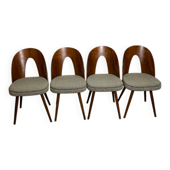 4 chaises Antonin Suman 1960