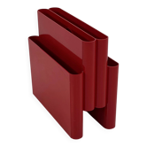 Porte-revue rouge par Giotto Stoppino pour Kartell, 1970