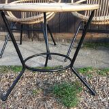 Vintage rattan lounge set