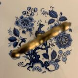 Limoges blue and white porcelain platter