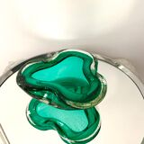 Murano bulicante green bowl