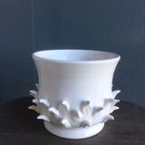 Vase hide pot sea urchin jean roger