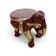 Tabouret latéral antique éléphant xl / 19e siècle / pièce unique boho chic.