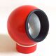 Bright Red Lita Ball Lamp Space Age 70s