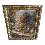 Tableau impressionniste signé ancien