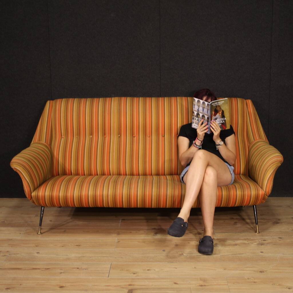 Grand canapé design de Gigi Radice des années 60