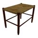 Vintage Stool Danish Papercord Rope Stool Mid Century Ottoman