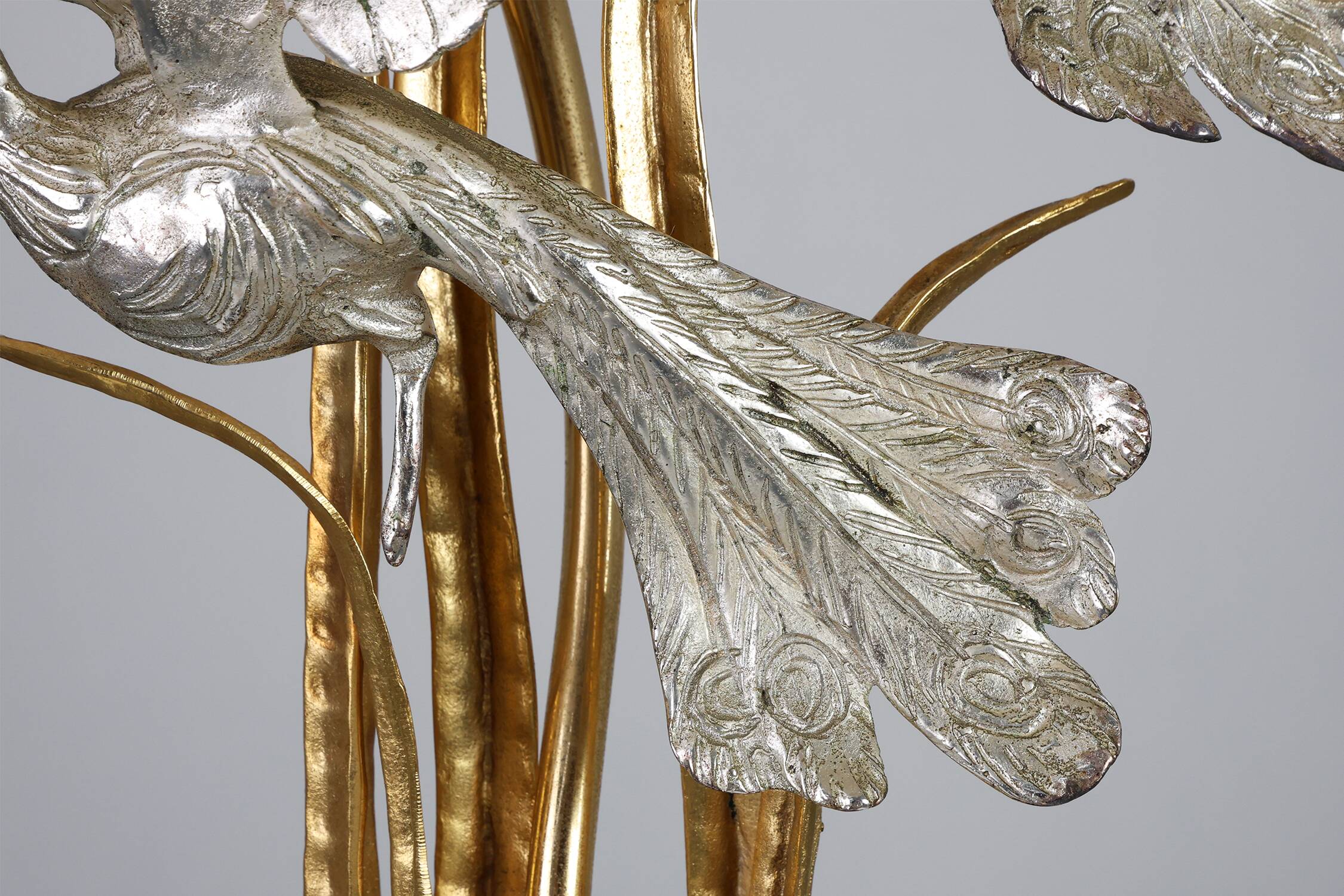 Lampe de table de style régence théâtrale d'Hollywood par Galeotti, Italie, années 1970.