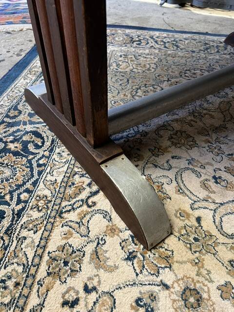 Small vintage bistro table – antique coffee table