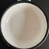 Egg dish in sky blue enameled sheet metal