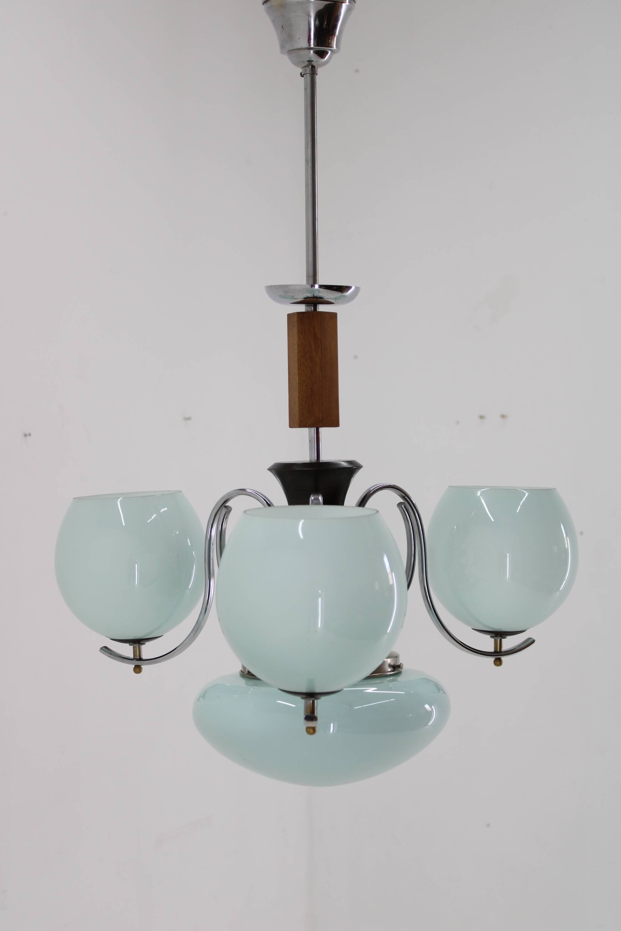 1930s Art Deco Chandelier ,Czechoslovakia