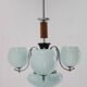 1930s Art Deco Chandelier ,Czechoslovakia
