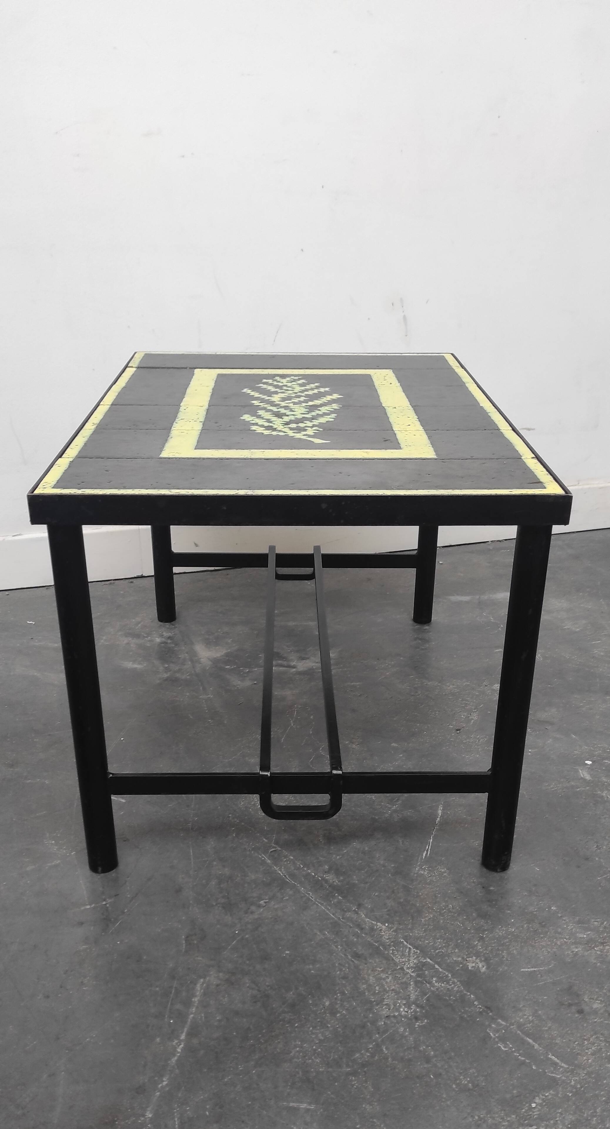 Adnet 1950s Coffee Table